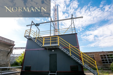 БМК мощностью 1,2 МВт на базе 2-х котлов "NORMANN PROM" 600 кВт.