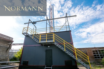БМК мощностью 1,2 МВт на базе 2-х котлов "NORMANN PROM" 600 кВт.